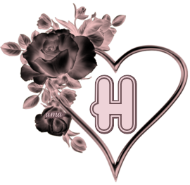 Corazón con Flores 2 H