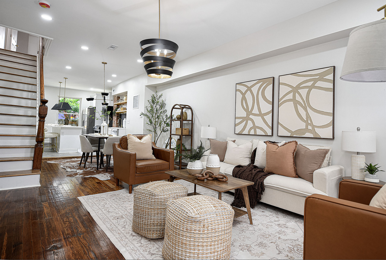 Beautifully staged neutral bedroom