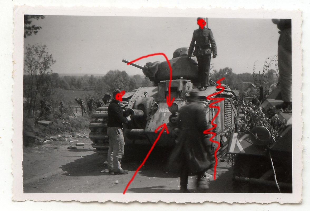 Frankreich französische Panzer Tank Char B Name 