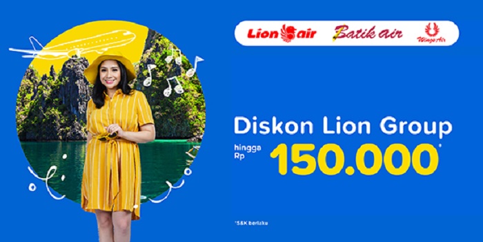 Diskon tiket pesawat Lion Air Group