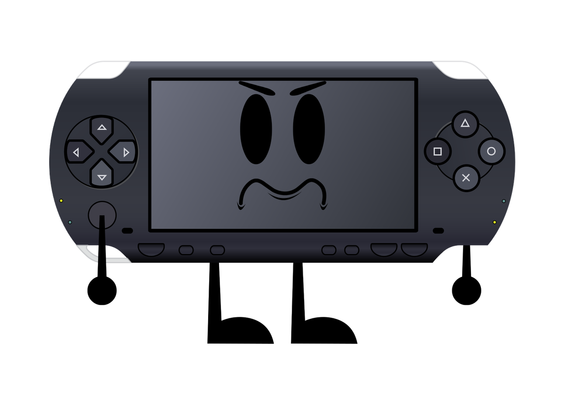 PlayStation Portable (Full Body BFDI Style) - Angry 2