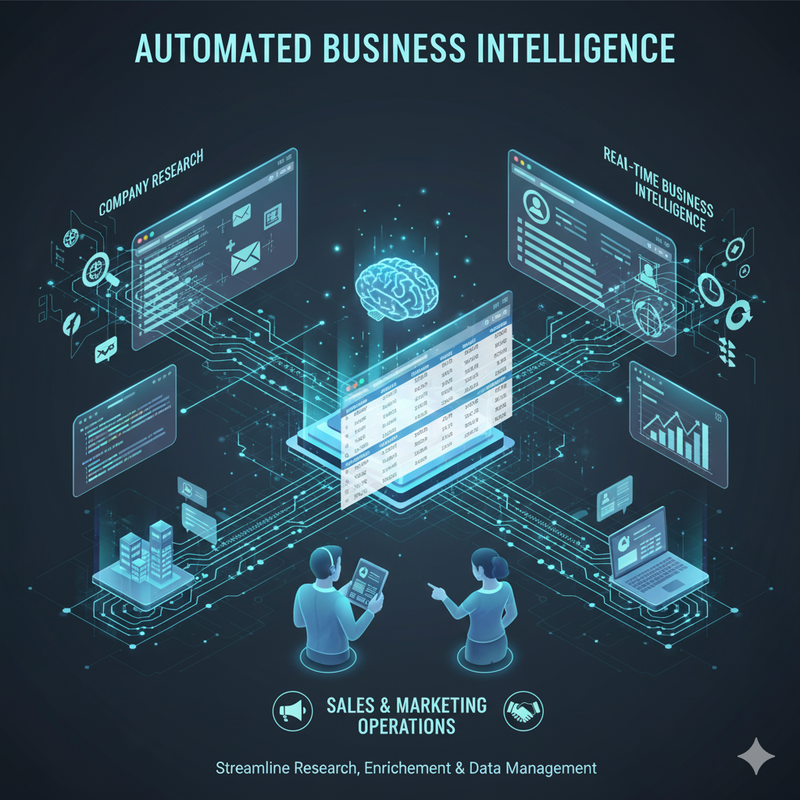 Automated Company Research & Enrichment