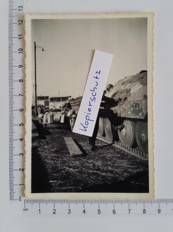 1 x REPRO Panzerjäger Panzer Typ Hetzer mit Aufschrift - Wiking -