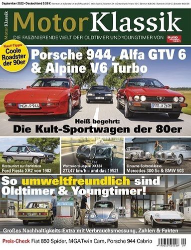 Cover: Auto Motor Sport Klassik Magazin September No 09 2022