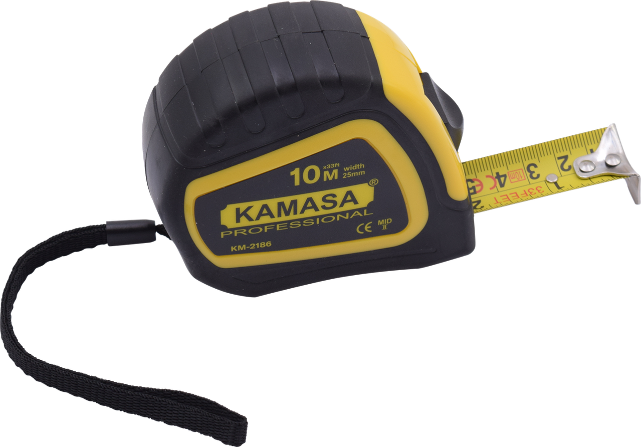 WINCHA TRP 10M X 25MM KAMASA