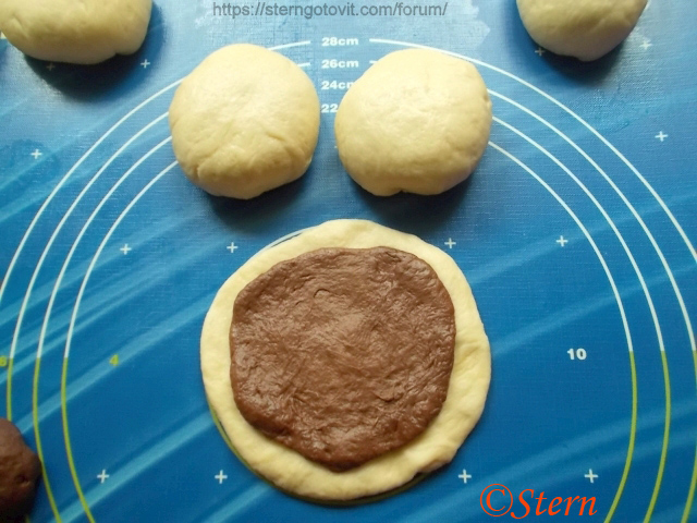 Булочки «Зебра»