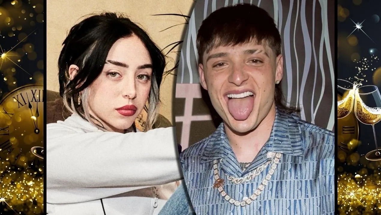 Nicki Nicole grita su amor por Peso Pluma en Año Nuevo con tiernas fotos