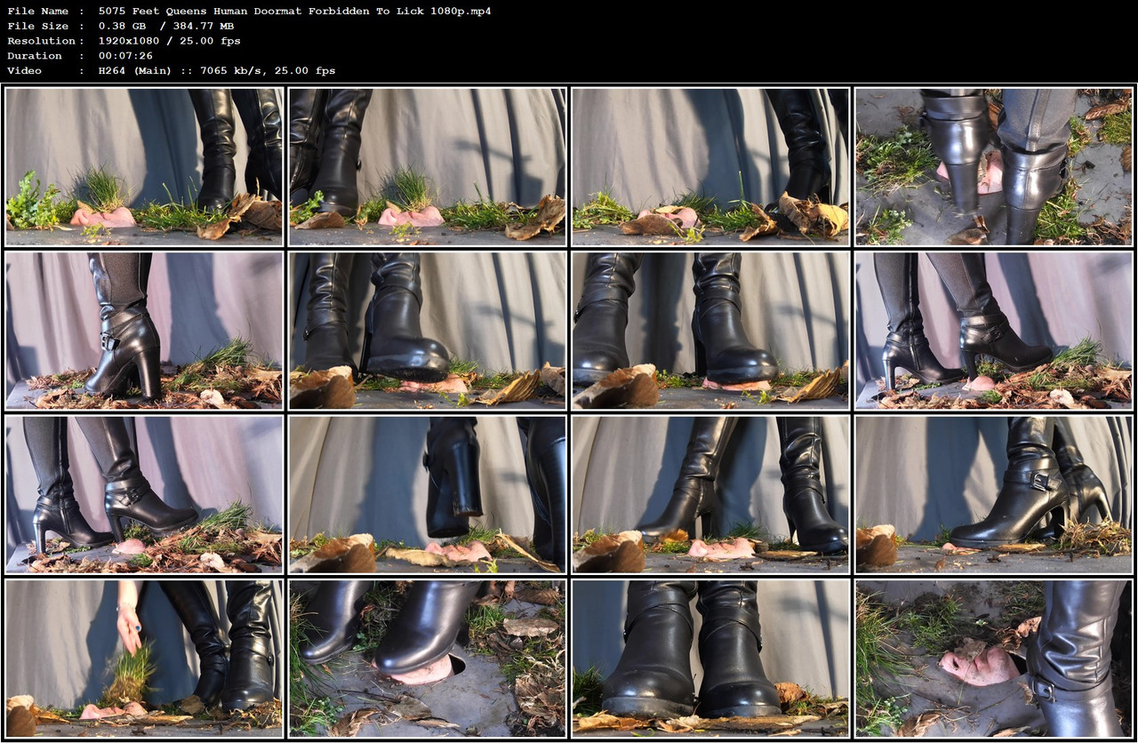 5075 Feet Queens Human Doormat Forbidden To Lick 1080p mp4