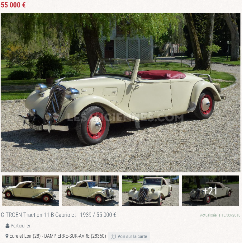 Cab-Art 11 B 52 ivoire 9372 AL-WJ - 55 000 - 2018