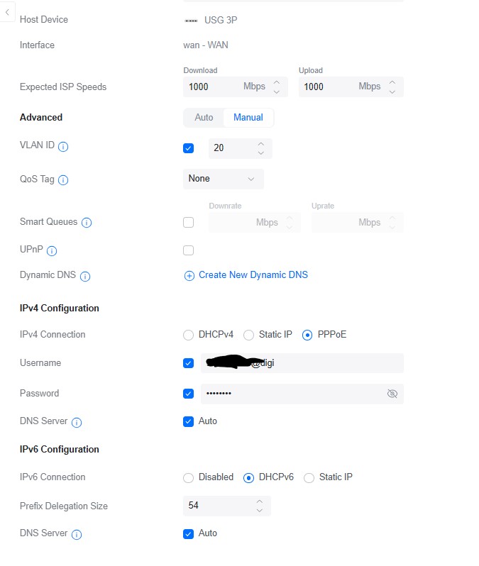 setting pppoe