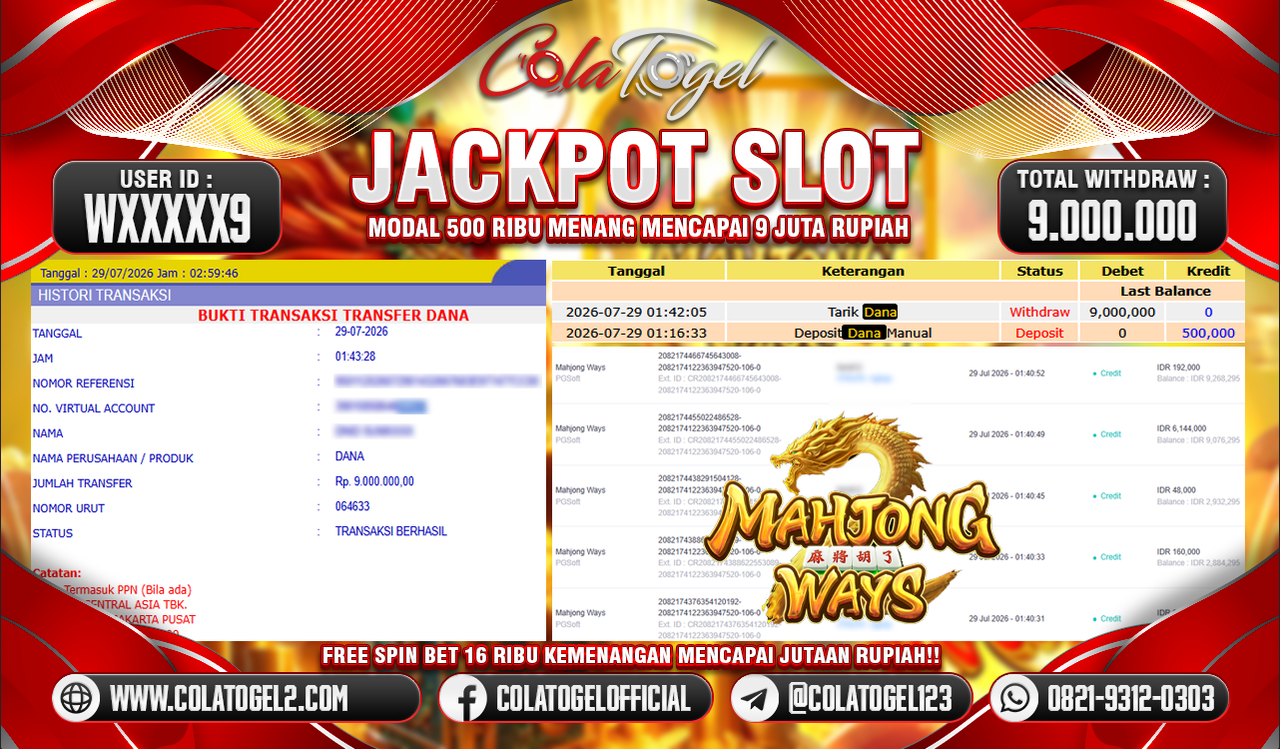 JACKPOT SLOT GACOR!!