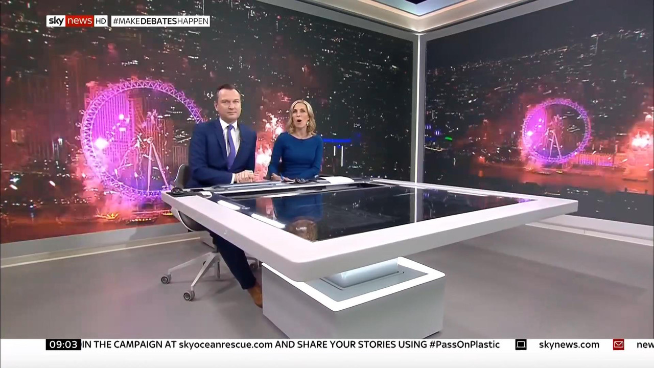 01 January - 09.00.00 - Sunrise. Stephen Dixon and Gillian Josep