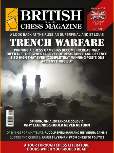 CHESS PERIODICALS :: British Chess Magazine Bcm-2019-10