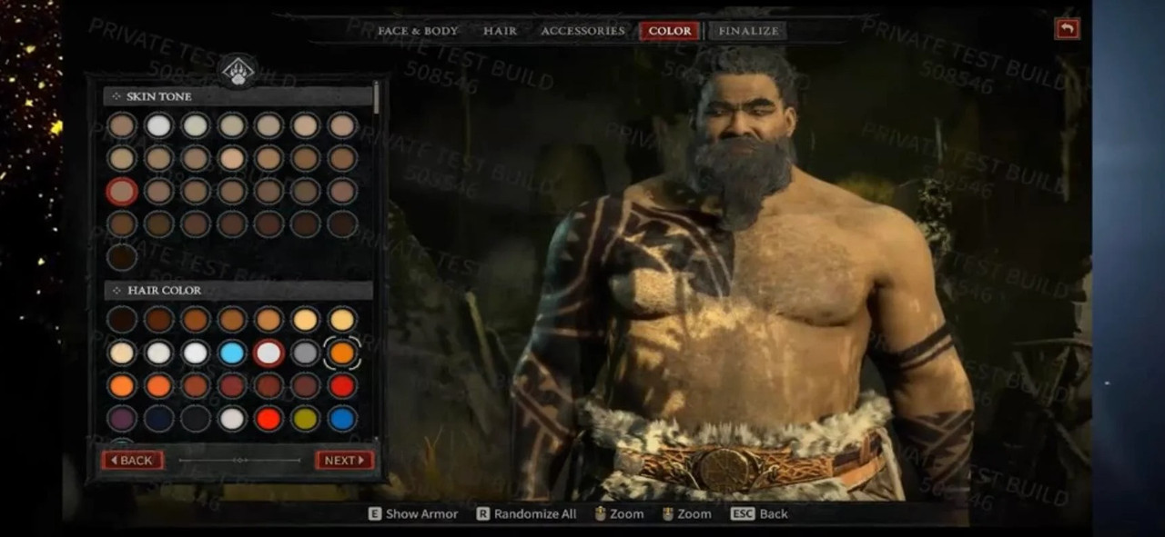 Diablo IV Leak from F F Build Shows Character Creation  Difficulty Options and More - 71
