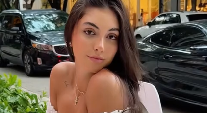 Sara Maughan Seated Naked Perfect Bare Breasts and Hard Nipples Out