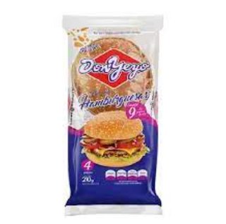 8704 | Pan Hamburguesa Don Yeyo X 4 Uni