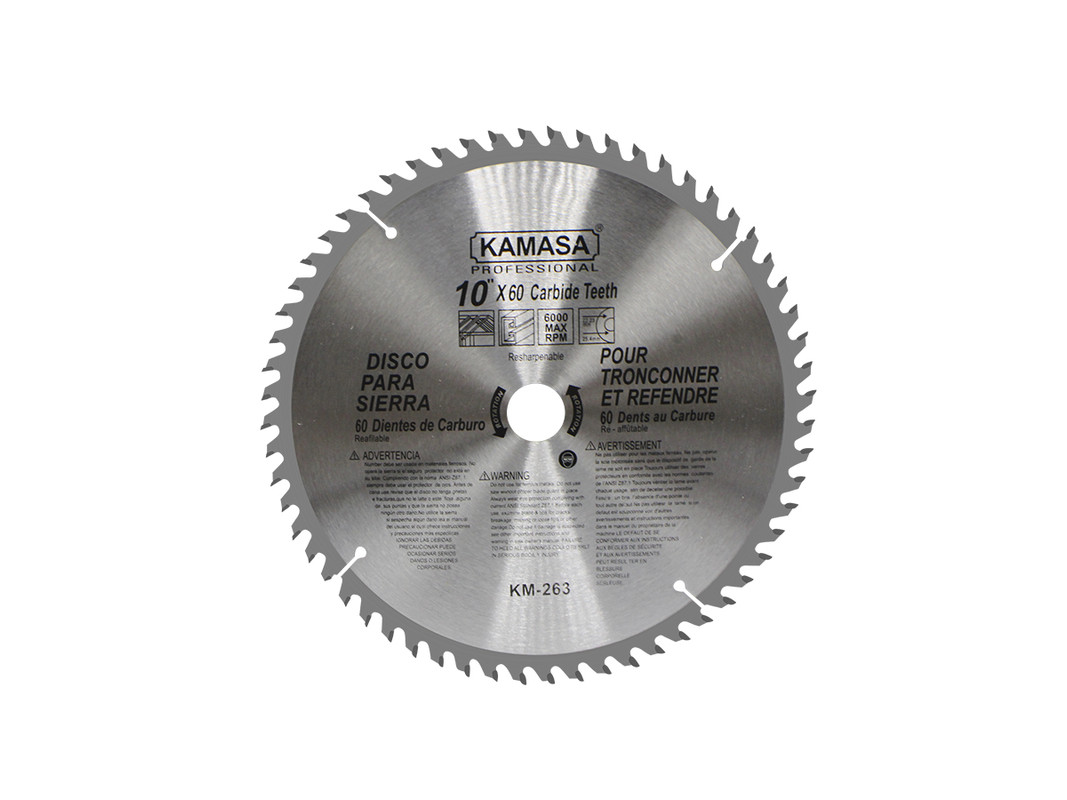 DISCO PARA SIERRA 10"X60T KAMASA