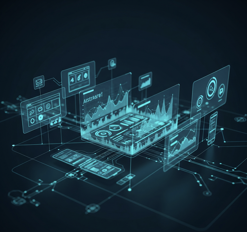 Laptop with CodeIQ logo