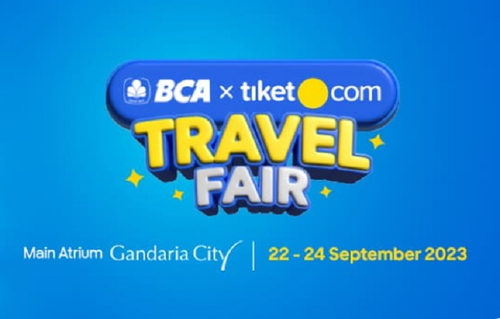 BCA dan Tiket.com menggelar Travel pada tanggal 22-24 September 2023 di Gandaria City, Jakarta.
