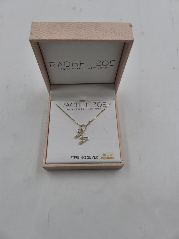 RACHEL ZOE STERLING SILVER NECKLACE WITH 