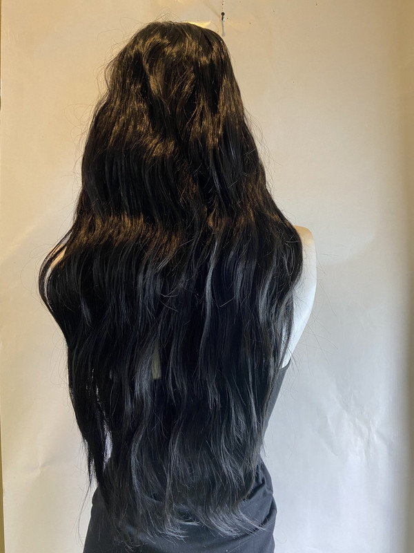 JORDYN WOODS EASILOCKS BODYWAVE LACE U-PART 24" 200G EBONY SYNTHETIC HAIR