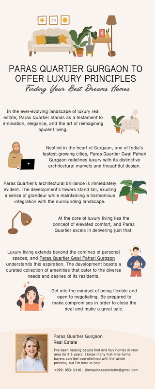 Paras Quartier Gurgaon to Offer Luxury Principles