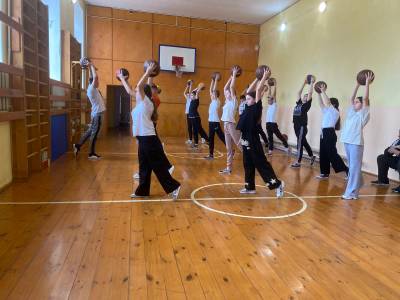 Евсюков И.В. во время разминки