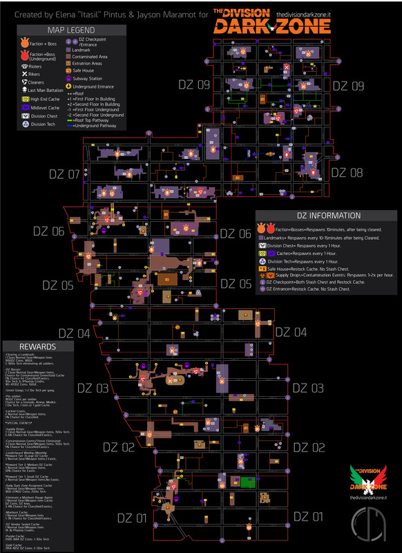 ダークゾーンの宝の地図 : r/thedivision