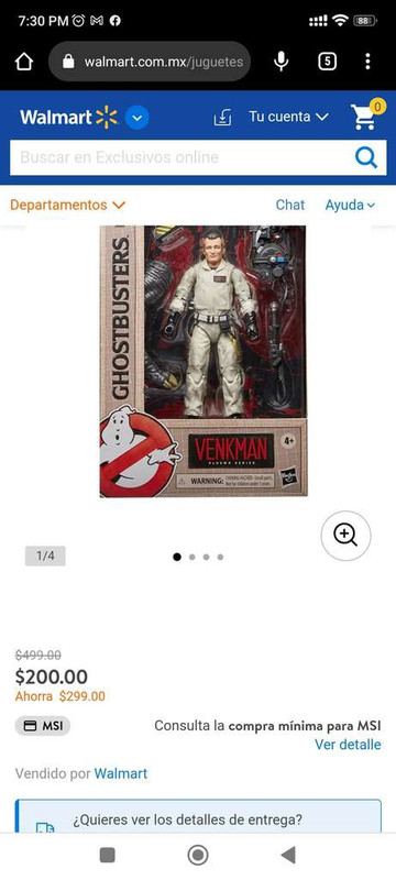 Walmart: Ghostbusters plasma series 