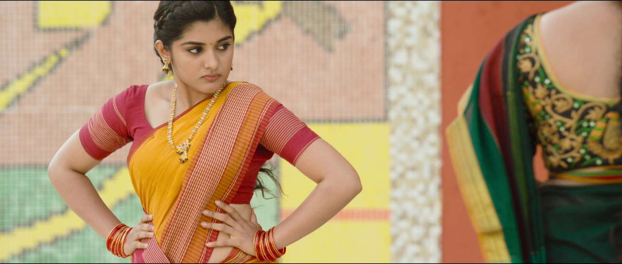 Nivetha Thomas- [SNASP] Busty ASS & Navel Sip scene -Ninnu Kori  (34)