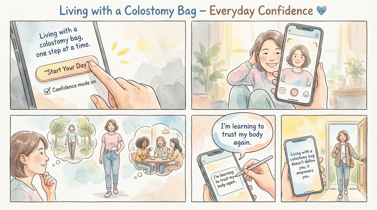 Living with a colostomy bag