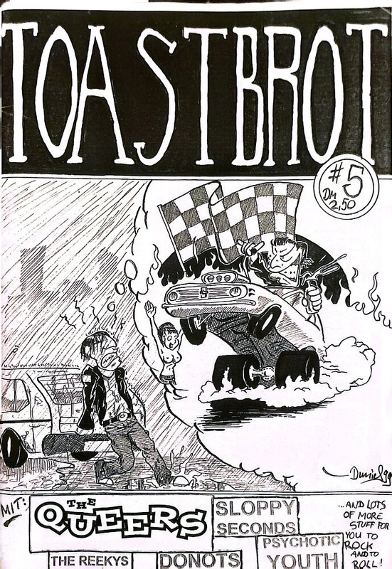 The cover of Toastbrot, a German punk zine fro the 70s or 80s [I can't remember]