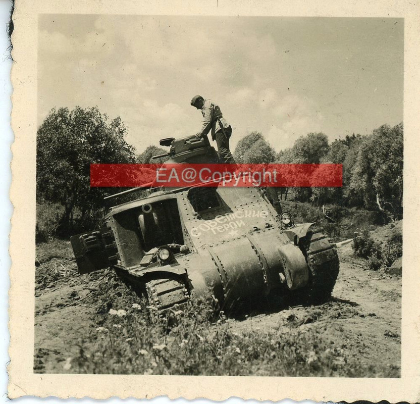 USA Tank Panzer Schrift Kämpfe Russland Foto