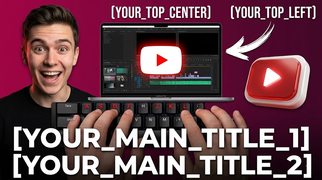 AI-generated example result for the youtube-thumbnail prompt: Creator & Lifestyle YouTube Thumbnail AI Prompt #105 – Single-Scene Composition