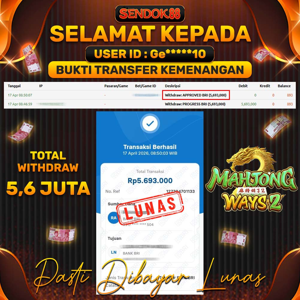 SENDOK88 JEPE! MAHJONG WAYS 2 Rp 5.693.000,- LUNAS!
