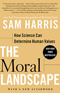 The cover for The Moral Landscape