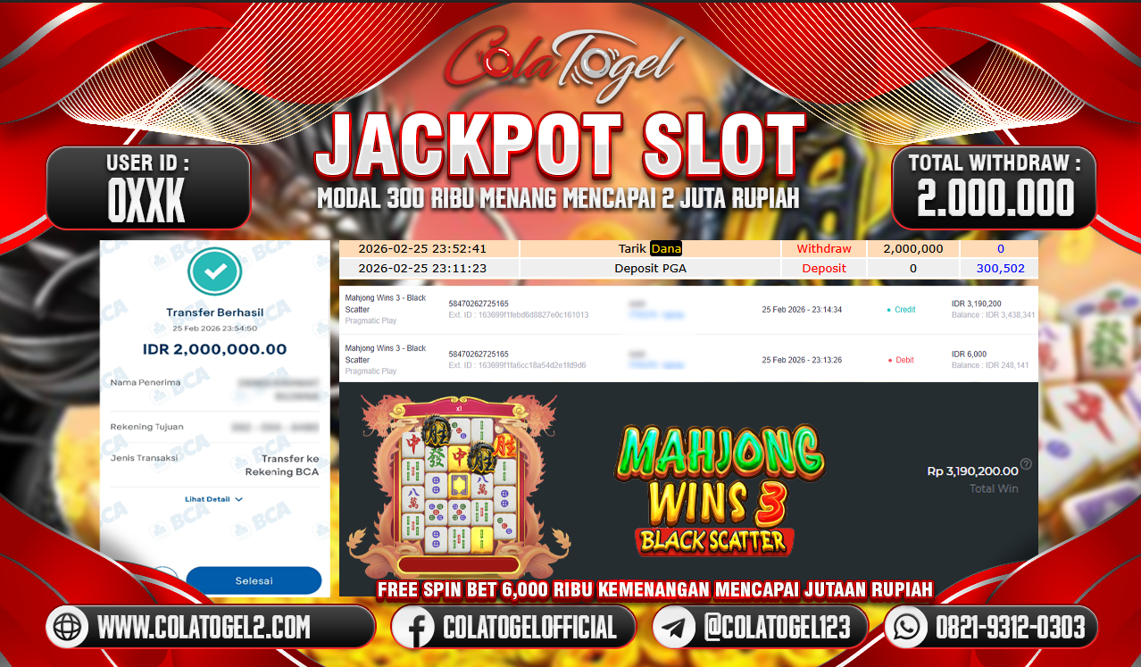 JACKPOT SLOT GACORR!!