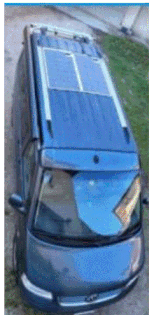 Des panneaux solaires posés sur un véhicule