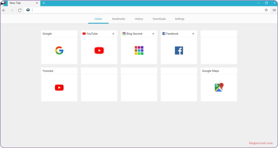 Gambaran dari Puffin Browser untuk PC Windows