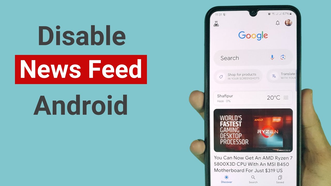 Turn Off Google News Feed On Android?