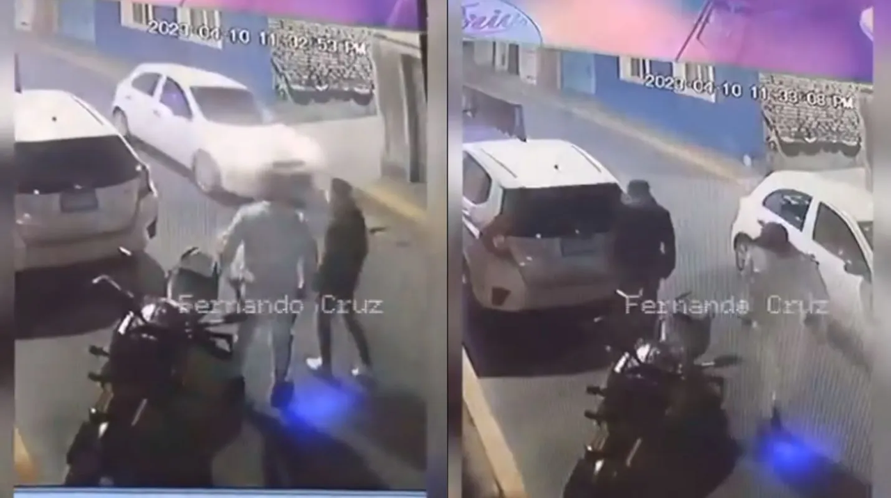 VIDEO: Asaltan bar en Tultepec, Estado de México, y queda grabado
