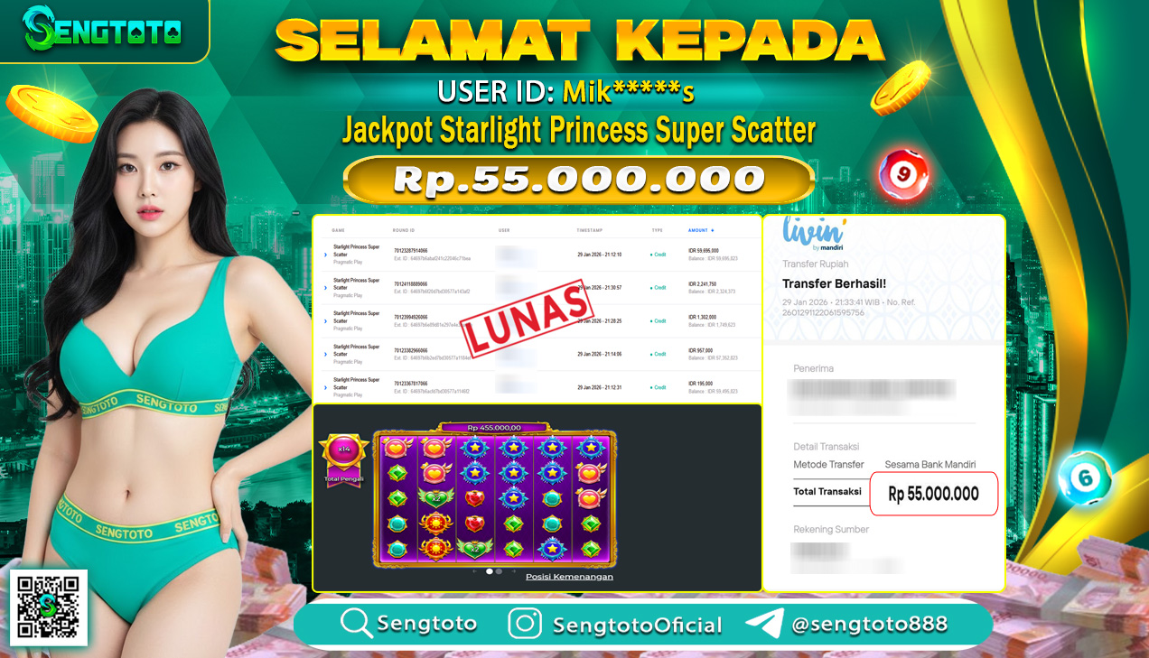 BUKTI PEMBAYARAN SLOT STARLIGHT PRINCESS SUPER SCATTER