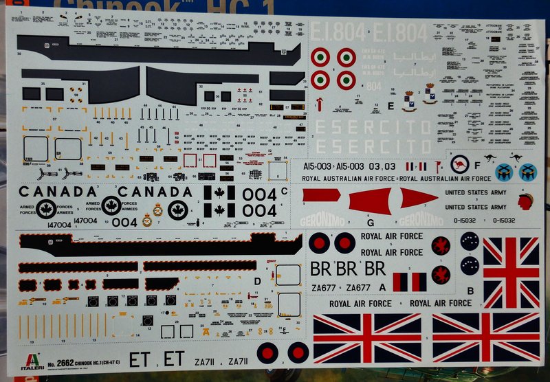 Italeri 1/48 Chinook HC.1 (CH-47C) - The Unofficial Airfix