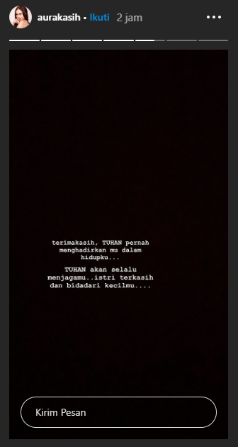Postingan Aura Kasih untuk Glenn Fredly