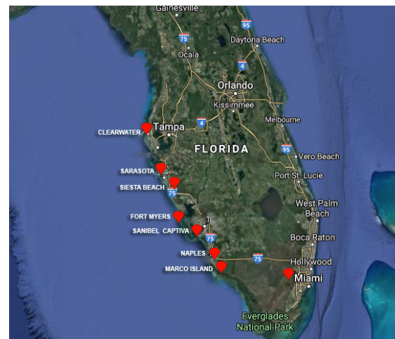 Cuáles playas de la costa oeste en Florida deberías visitar? - De Miami a Orlando por carretera - Foro Florida y Sudeste de USA