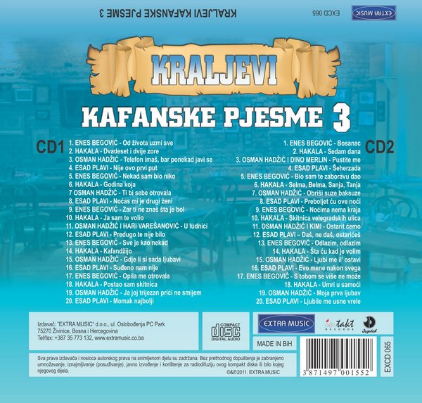 2Kraljevi Kafanske Pjesme3-back2
