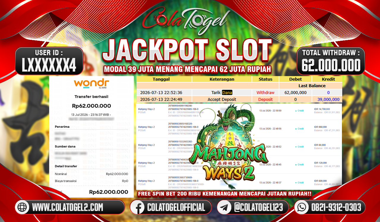 JACKPOT SLOT GACOR!!