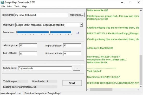 AllMapSoft Google Maps Downloader v8.827