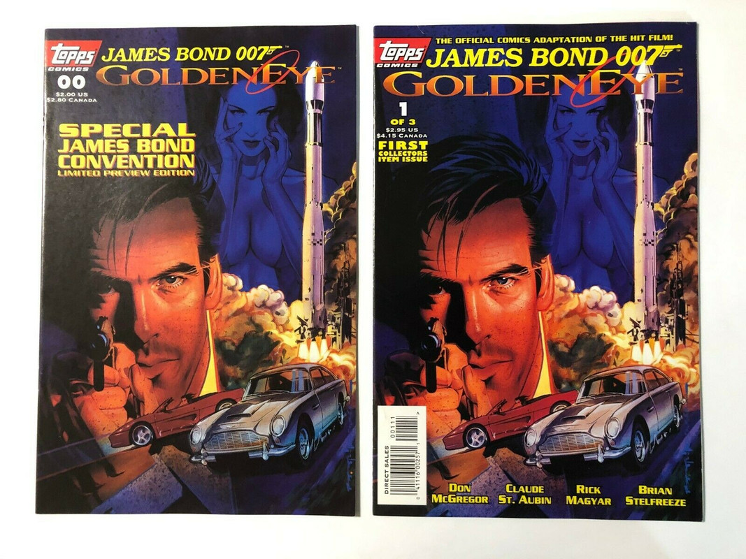 If you collect comics, get this pair Goldeneye