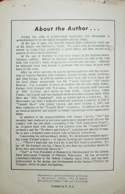 Why Warm Up by Carl(Doc) Severinsen) (page 4)
